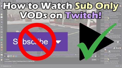 how to watch twitch vods without subscribing|TwitchNoSub